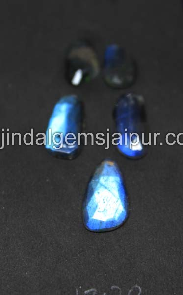 Blue Labradorite Rose Cut Slices